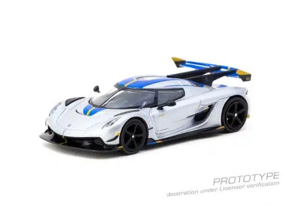 Tarmac Works 1:64 GLOBAL64 Koenigsegg Jesko Attack Silver T64G-TL052-SL