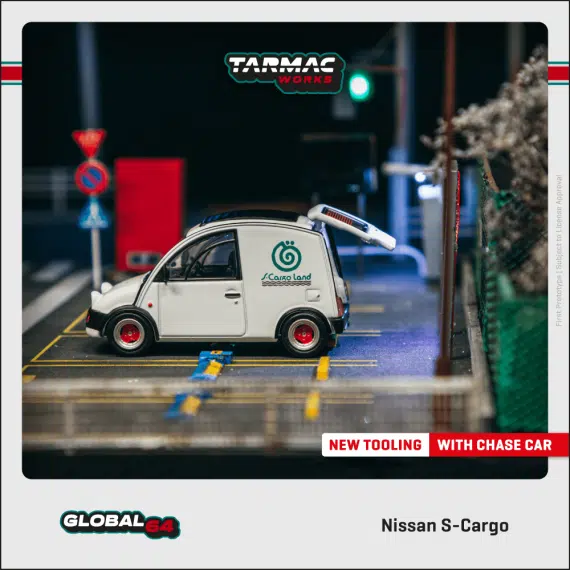 Tarmac Works 1:64 GLOBAL64 Nissan S-Cargo White T64G-073-WH
