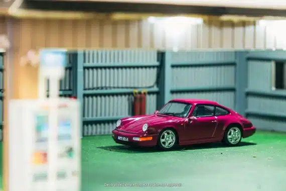 Tarmac Works 1:64 COLLAB64 Porsche 911 964 RS Ruby Star T64S-017-RS