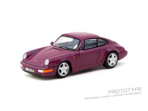 Tarmac Works 1:64 COLLAB64 Porsche 911 964 RS Ruby Star T64S-017-RS