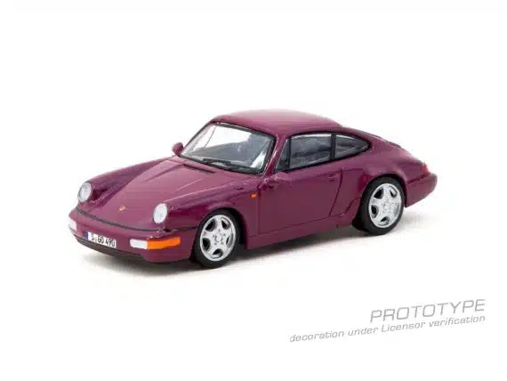 Tarmac Works 1:64 COLLAB64 Porsche 911 964 RS Ruby Star T64S-017-RS