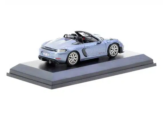 MINICHAMPS X Tarmac Works 1/64 Porsche 718 Spyder RS Vanadium Grey Metallic