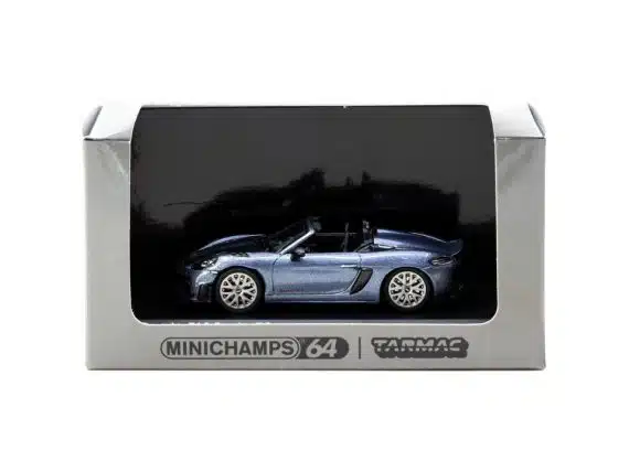 MINICHAMPS X Tarmac Works 1/64 Porsche 718 Spyder RS Vanadium Grey Metallic