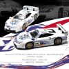 Sparky X Tiny 1/64 Porsche 911 GT1 EVO 24h LE MANS 1997 H.J.STUCK - T.BOUTSEN #25 & #26
