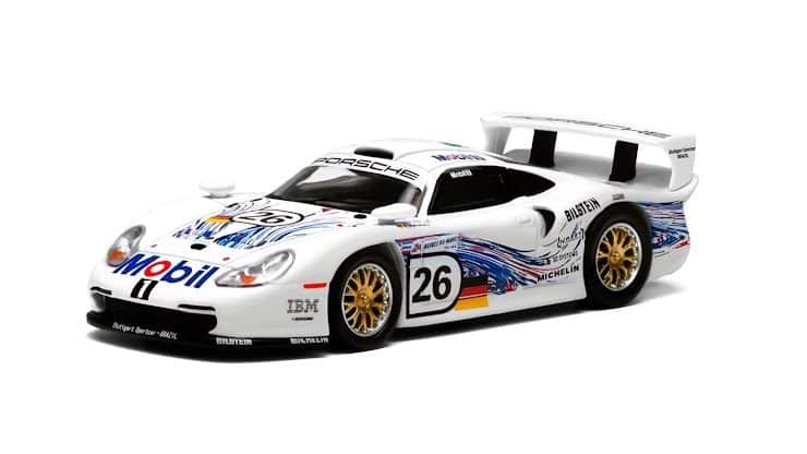 Sparky X Tiny 1/64 Porsche 911 GT1 EVO 24h LE MANS 1997 H.J.STUCK - T.BOUTSEN #25 & #26
