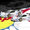 Sparky X Tiny 1/64 Porsche 911 GT1 LM 1998 #25 & #26 (Tiny Exclusive)
