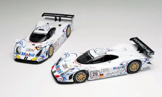 Sparky X Tiny 1/64 Porsche 911 GT1 LM 1998 #25 & #26 (Tiny Exclusive)