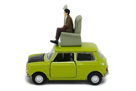 Tiny City Die-cast Model Car - 1/50 Mr Bean's MINI Set with Sofa ATBS027