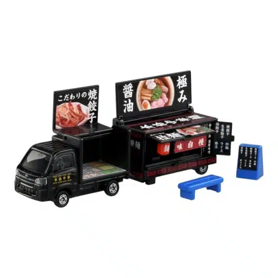 Takara Tomy Tomica Long Type Tomica No.142 Subaru Sambar Kitchen Trailer