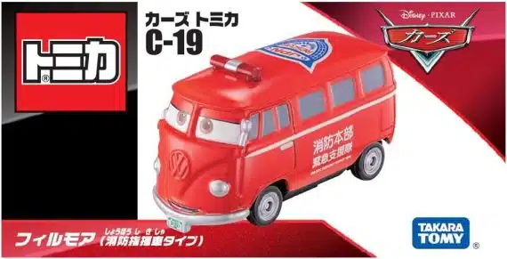 Takara Tomy Disney Cars Tomica C-19 Fillmore (Fire Command Truck Type)