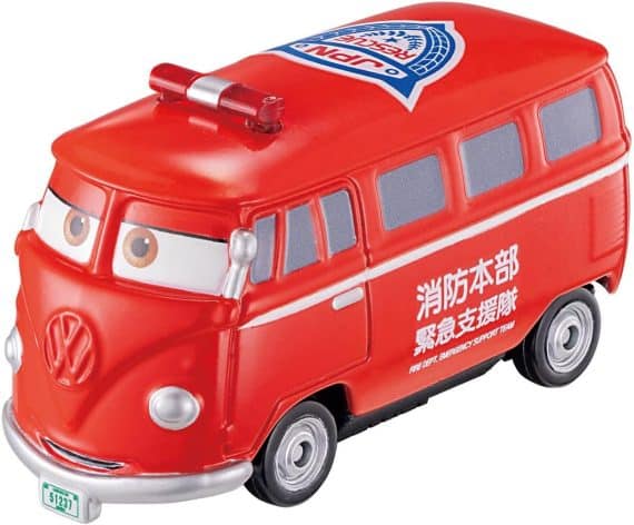 Takara Tomy Disney Cars Tomica C-19 Fillmore (Fire Command Truck Type)