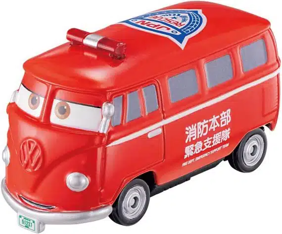 Takara Tomy Disney Cars Tomica C-19 Fillmore (Fire Command Truck Type)