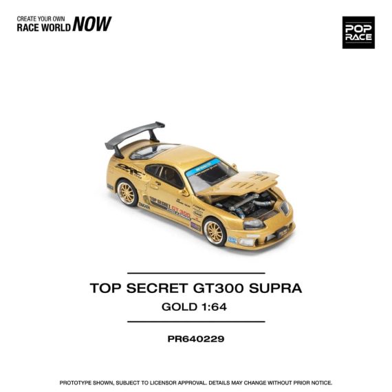 POPRACE 1:64 Top Secret GT300 Supra PR640229
