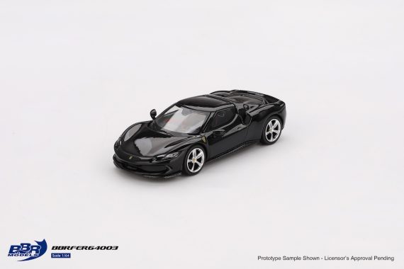 BBR Models 1:64 Ferrari 296 GTB Nero Daytona BBRFER64003