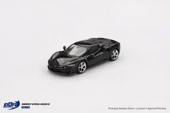 BBR Models 1:64 Ferrari 296 GTB Nero Daytona BBRFER64003