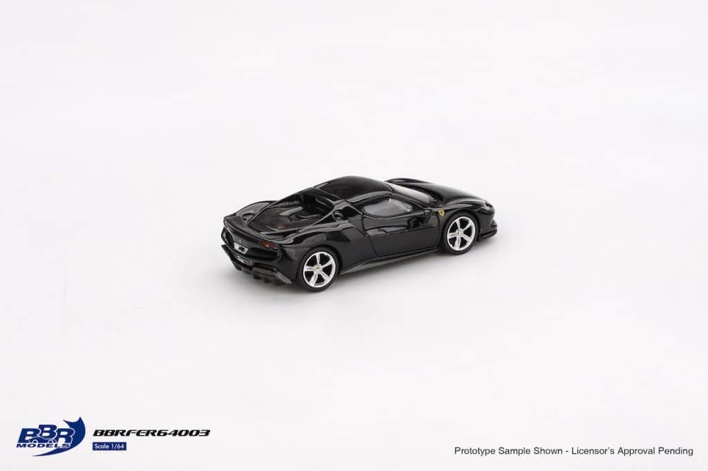 BBR Models 1:64 Ferrari 296 GTB Nero Daytona BBRFER64003