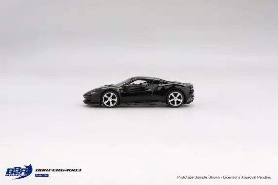 BBR Models 1:64 Ferrari 296 GTB Nero Daytona BBRFER64003