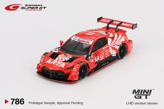 MINI GT No.786 Honda NSX-GT "Type S" GT500 #8 "ARTA MUGEN NSX-GT" ARTA 2023 SUPER GT Series / SUPER GT Blister Packaging MGT00786-BL