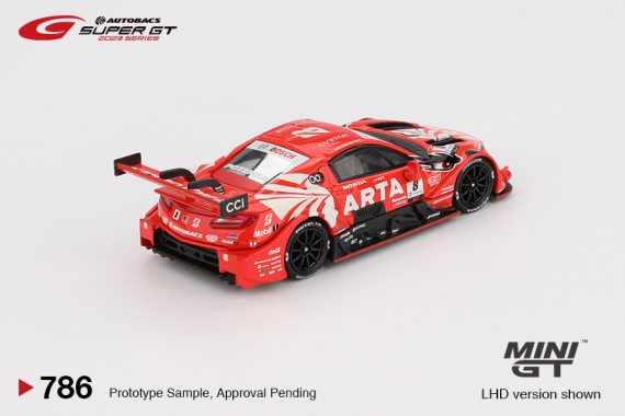 MINI GT No.786 Honda NSX-GT "Type S" GT500 #8 "ARTA MUGEN NSX-GT" ARTA 2023 SUPER GT Series / SUPER GT Blister Packaging MGT00786-BL