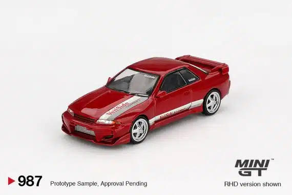MINI GT No.987 Nissan Skyline GT-R (R32) VeilSide Combat C-I Gem Red MGT00987