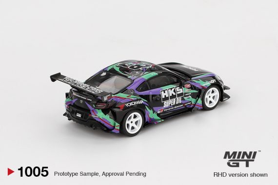 MINI GT No.1005 Toyota GR86 HKS TYPE R 2022 Tokyo Auto Salon MGT01005