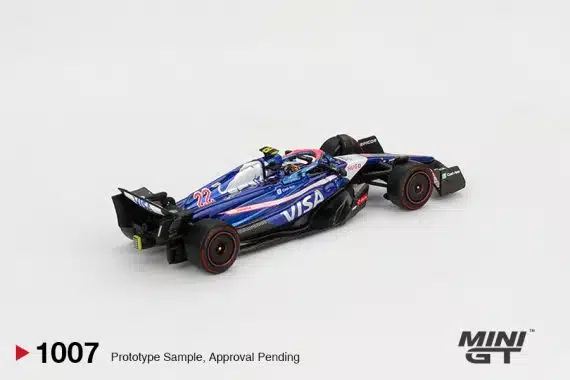 MINI GT No.1007 RB VCARB 01 #22 Yuki Tsunoda 2024 F1 2024 Bahrain GP MGT01007