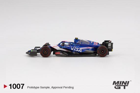 MINI GT No.1007 RB VCARB 01 #22 Yuki Tsunoda 2024 F1 2024 Bahrain GP MGT01007