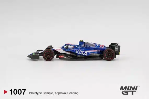 MINI GT No.1007 RB VCARB 01 #22 Yuki Tsunoda 2024 F1 2024 Bahrain GP MGT01007