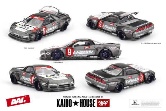 MINI GT No.190 Kaido House Honda NSX Kaido Test Car Spec V1 KHMG190