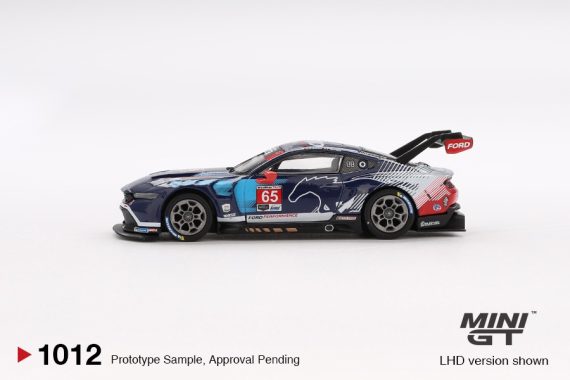 MINI GT No.1012 Ford Mustang GT3 #65 Ford Multimatic Motorsports 2024 IMSA Daytona 24 Hrs MGT01012