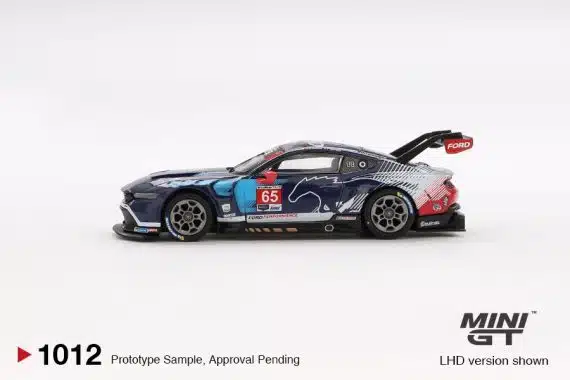 MINI GT No.1012 Ford Mustang GT3 #65 Ford Multimatic Motorsports 2024 IMSA Daytona 24 Hrs MGT01012