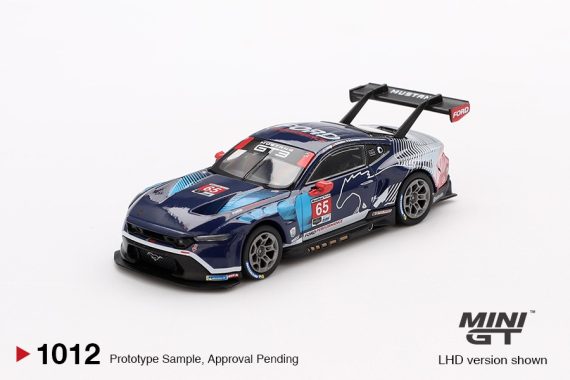 MINI GT No.1012 Ford Mustang GT3 #65 Ford Multimatic Motorsports 2024 IMSA Daytona 24 Hrs MGT01012
