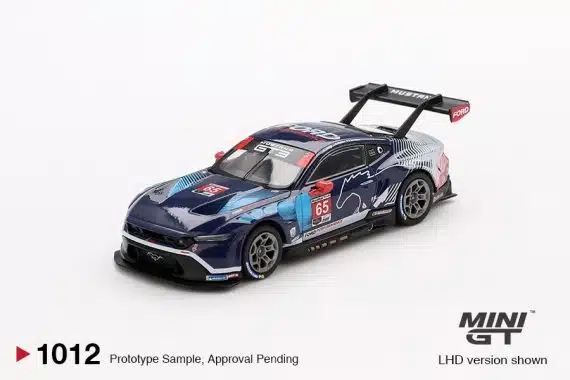 MINI GT No.1012 Ford Mustang GT3 #65 Ford Multimatic Motorsports 2024 IMSA Daytona 24 Hrs MGT01012
