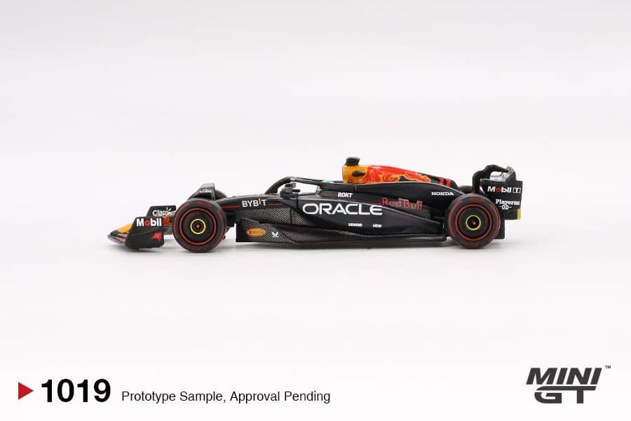 MINI GT No.1019 Oracle Red Bull Racing RB20 #11 Sergio Pérez 2024 F1  2024 Bahrain GP 2nd Place MGT01019