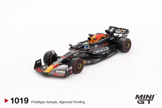 MINI GT No.1019 Oracle Red Bull Racing RB20 #11 Sergio Pérez 2024 F1  2024 Bahrain GP 2nd Place MGT01019