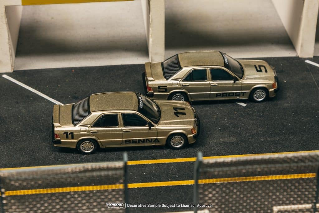 Tarmac Works 1:64 GLOBAL64 Mercedes-Benz 190 E 2.3-16 Race of Champion 1984 Alain Prost T64G-047-84ROC05