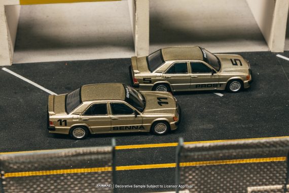 Tarmac Works 1:64 GLOBAL64 Mercedes-Benz 190 E 2.3-16 Race of Champion 1984 Alain Prost T64G-047-84ROC05