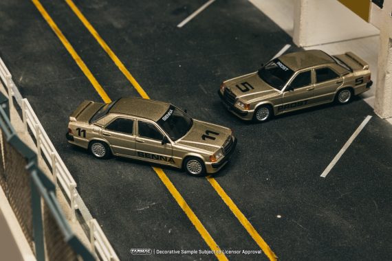 Tarmac Works 1:64 GLOBAL64 Mercedes-Benz 190 E 2.3-16 Race of Champion 1984 Alain Prost T64G-047-84ROC05