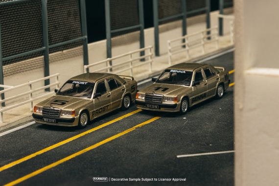 Tarmac Works 1:64 GLOBAL64 Mercedes-Benz 190 E 2.3-16 Race of Champion 1984 Alain Prost T64G-047-84ROC05