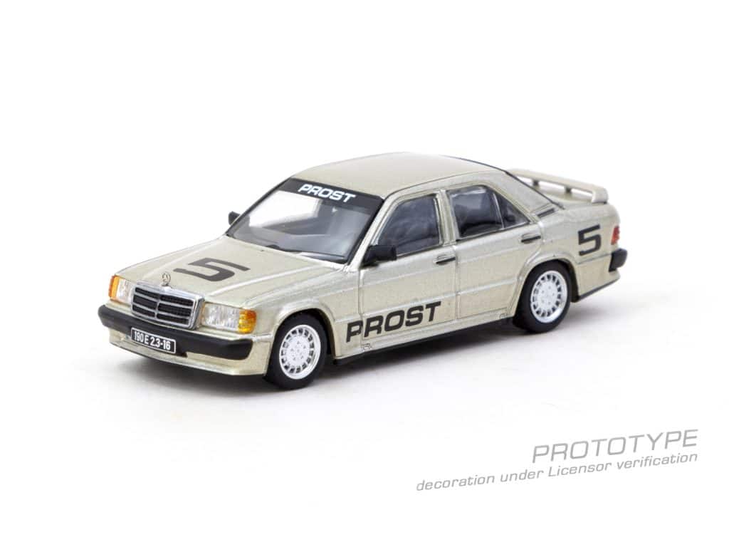 Tarmac Works 1:64 GLOBAL64 Mercedes-Benz 190 E 2.3-16 Race of Champion 1984 Alain Prost T64G-047-84ROC05