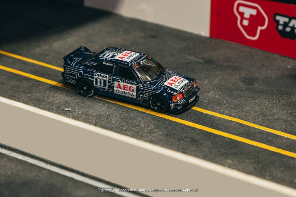 Tarmac Works 1:64 GLOBAL64 Mercedes-Benz 190 E 2.5-16 EVO 1 DTM 1989 Dany Snobeck T64G-057-89DTM11