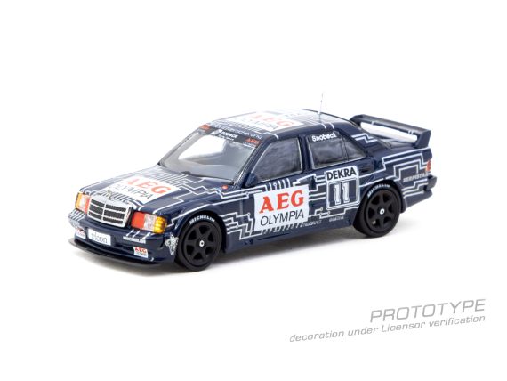Tarmac Works 1:64 GLOBAL64 Mercedes-Benz 190 E 2.5-16 EVO 1 DTM 1989 Dany Snobeck T64G-057-89DTM11