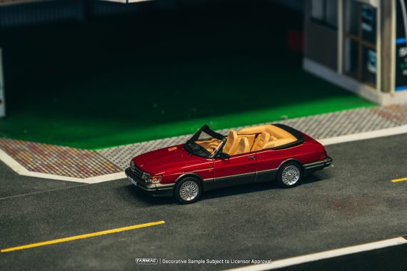 Tarmac Works 1:64 GLOBAL64 Saab 900 Turbo Convertible Red T64G-067-RE