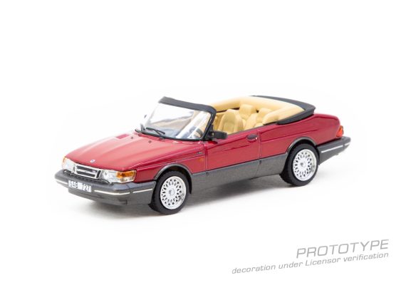 Tarmac Works 1:64 GLOBAL64 Saab 900 Turbo Convertible Red T64G-067-RE