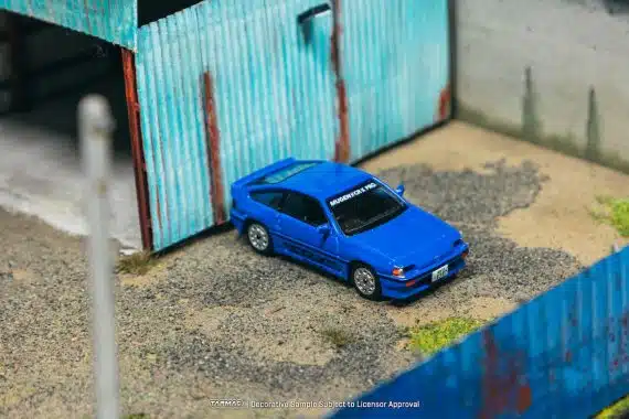 Tarmac Works 1:64 GLOBAL64 HONDA Ballade Sports MUGEN CR-X PRO Blue T64G-TL058-BL