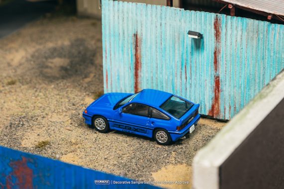 Tarmac Works 1:64 GLOBAL64 HONDA Ballade Sports MUGEN CR-X PRO Blue T64G-TL058-BL