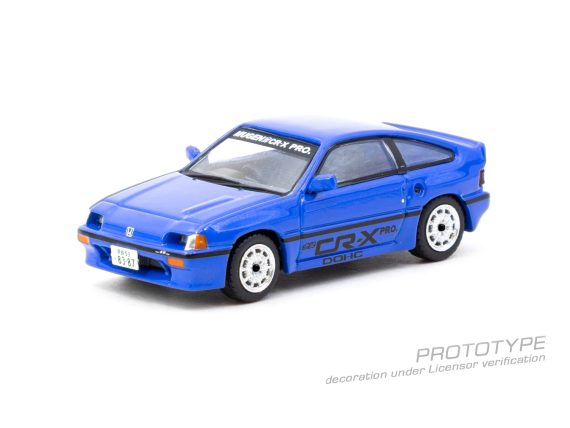 Tarmac Works 1:64 GLOBAL64 HONDA Ballade Sports MUGEN CR-X PRO Blue T64G-TL058-BL