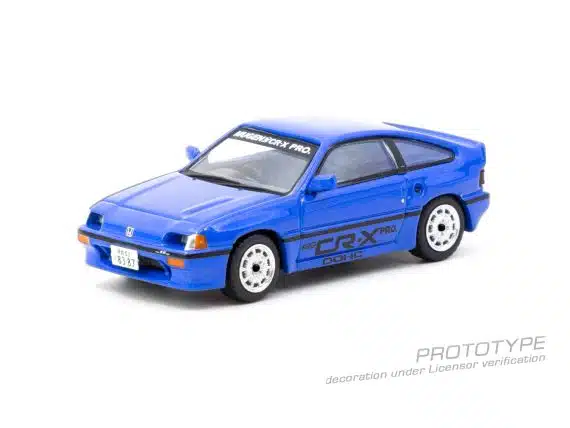 Tarmac Works 1:64 GLOBAL64 HONDA Ballade Sports MUGEN CR-X PRO Blue T64G-TL058-BL