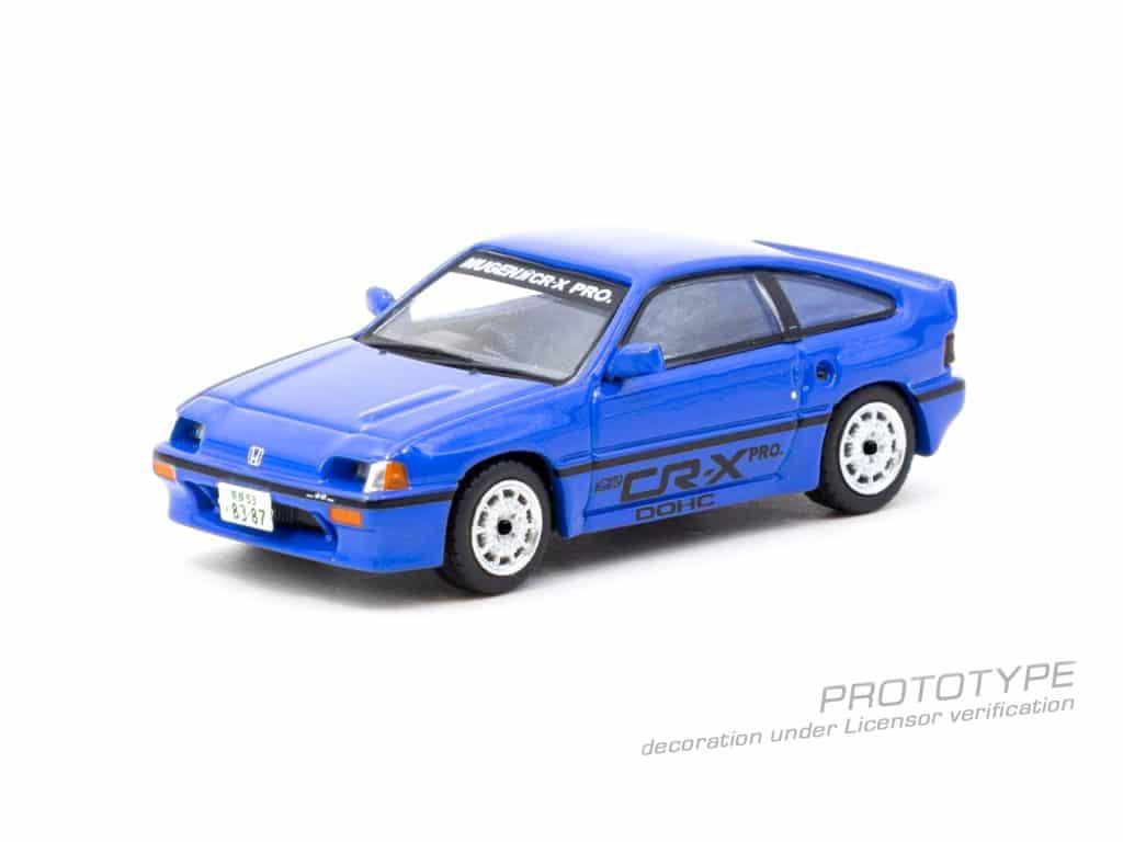 Tarmac Works 1:64 GLOBAL64 HONDA Ballade Sports MUGEN CR-X PRO Blue T64G-TL058-BL