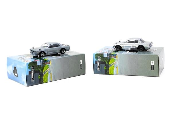 Tarmac Works 1:64 Special Edition Fuji Speedway Skyline HT 2000GT-R Silver Chrome T64G-043-SC